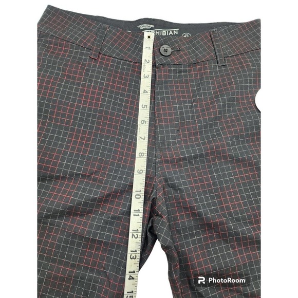 VANS Men's Hybrid Shorts VANPHIBIAN Red Black Checkered NWT Size 28 - Picture 8 of 12